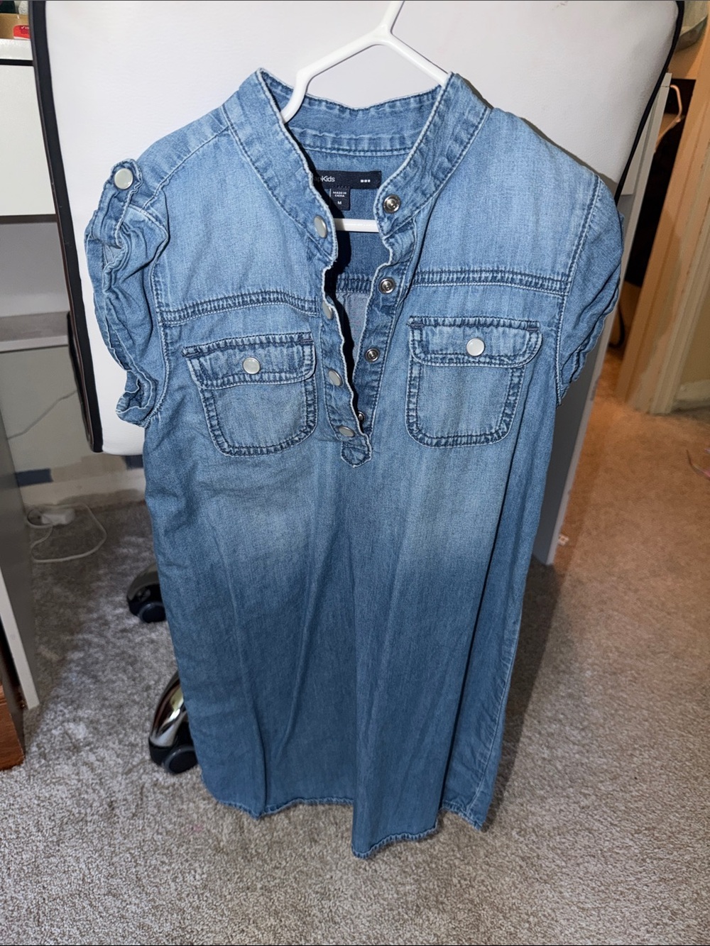 Gap Light Blue Denim Girls Tunic Jeans Dress
